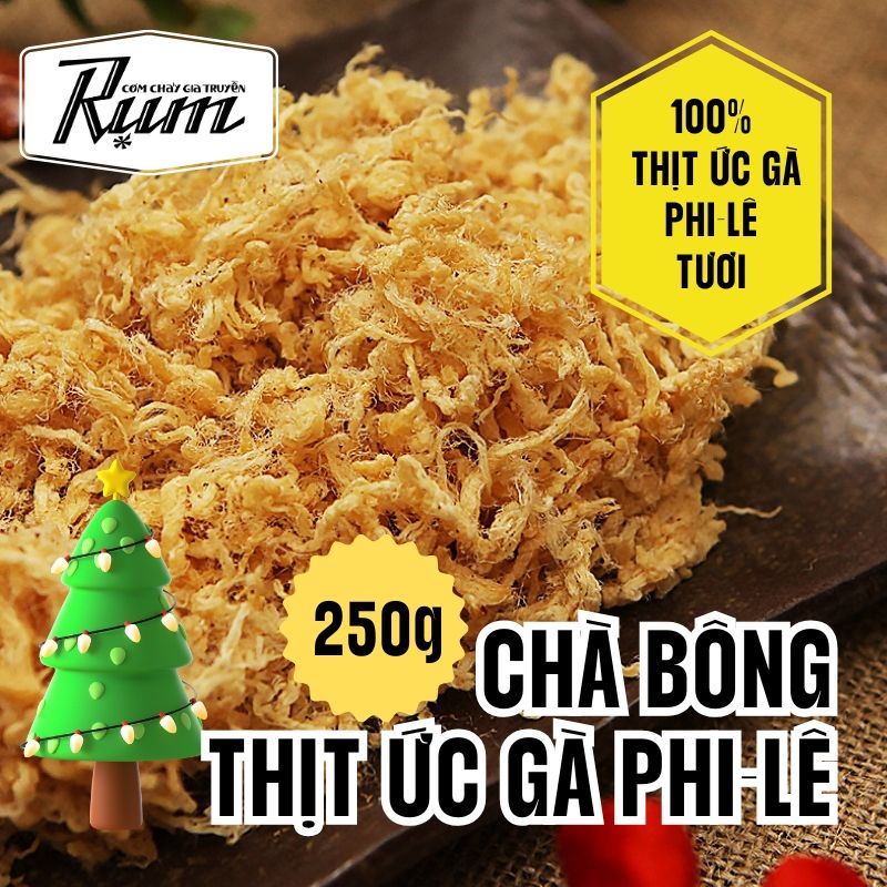 Chà bông gà phi lê 250 g