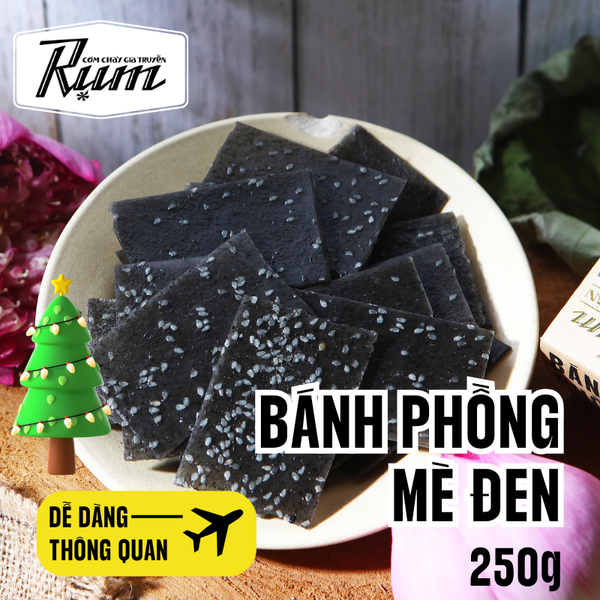  Bánh Phồng Mè Đen 250g 