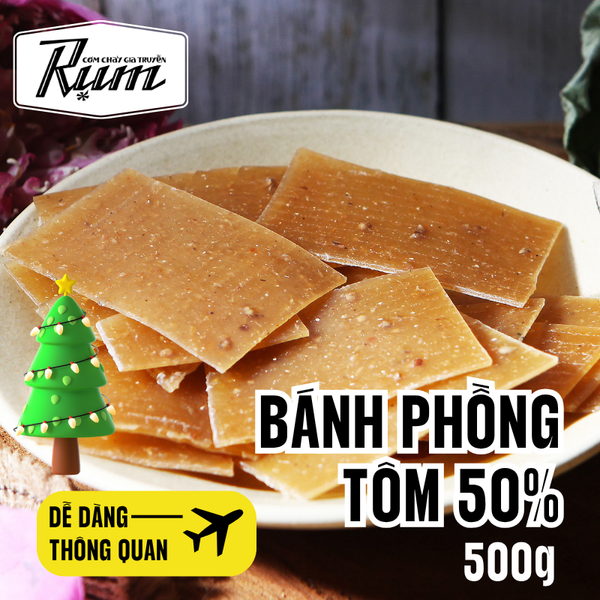  Bánh Phồng Tôm 50% Thượng Hạng 500g 