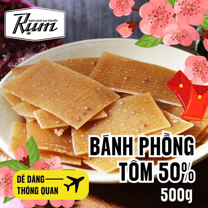 Bánh Phồng Tôm 50% Thượng Hạng 500g