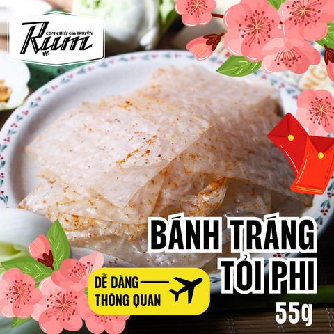  Bánh Tráng Quấn Quýt Tỏi Phi 