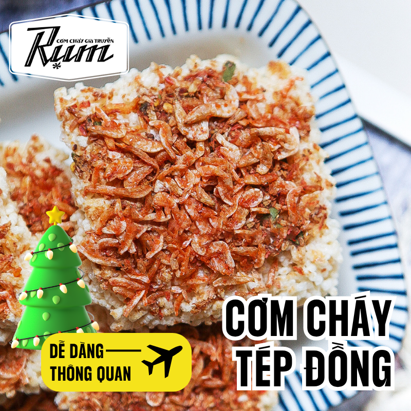 Cơm cháy tép đồng 475gr (HỘP)