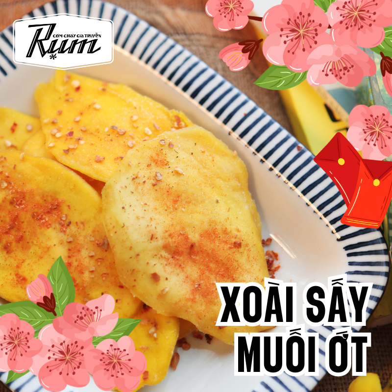 Xoài Sấy Muối Ớt 250g
