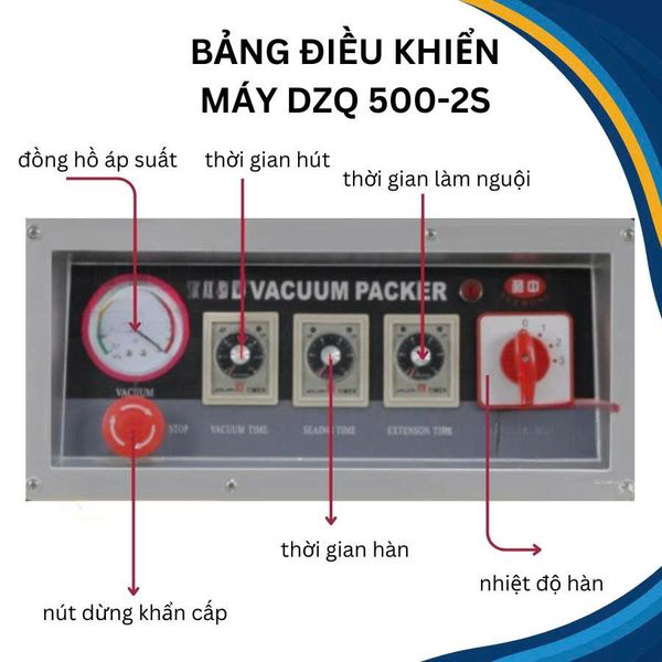 Máy đóng gói hút chân không DZQ-500 promax