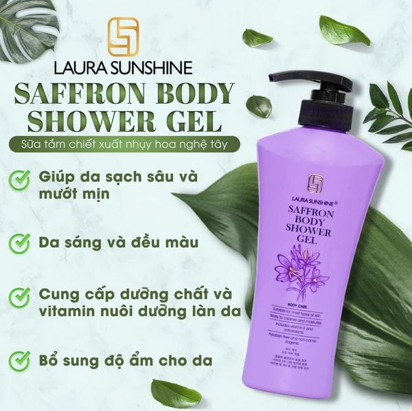  Sữa tắm Nhụy hoa Nghệ tây - Saffron Body Shower 