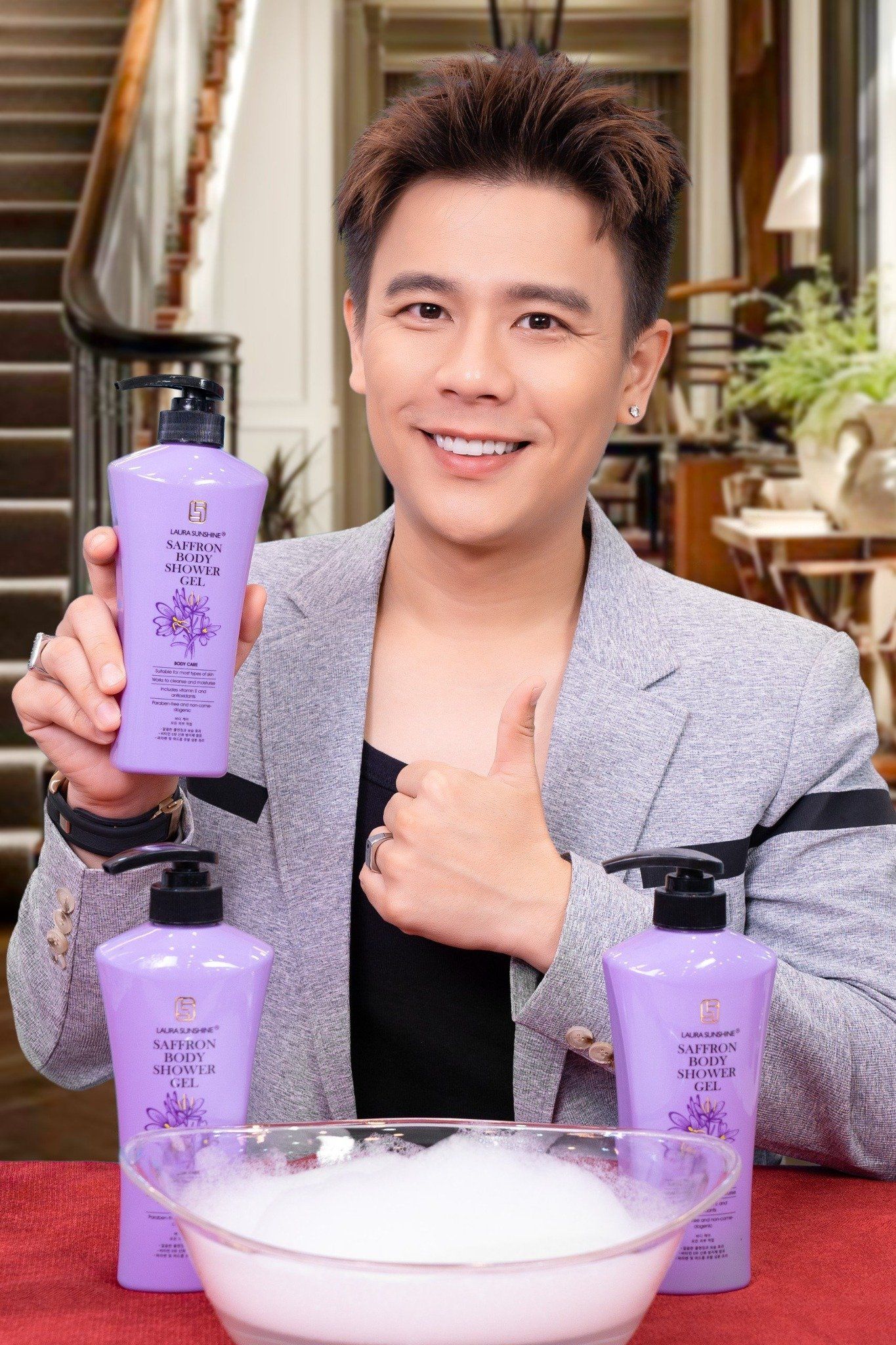  Sữa tắm Nhụy hoa Nghệ tây - Saffron Body Shower 