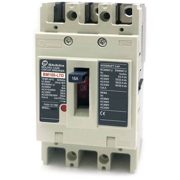 BM 100-LTD 3P 20A 36kA