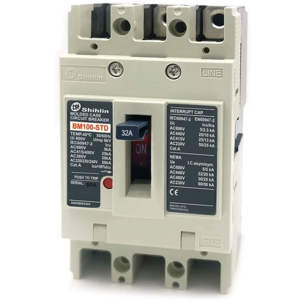 BM 100-STD 3P 100A 30kA