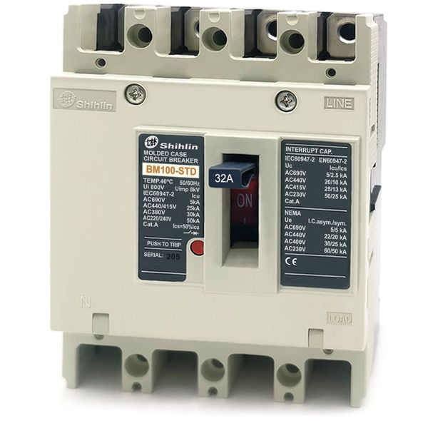 BM 100-STD 4P 25A 30kA