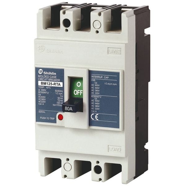 BM 125-RTA 3P 50A 70kA
