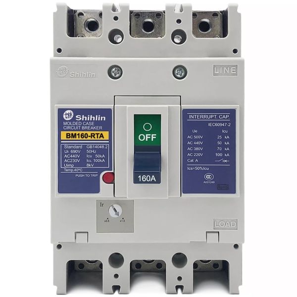 BM 160-RTA 3P 40A 70kA