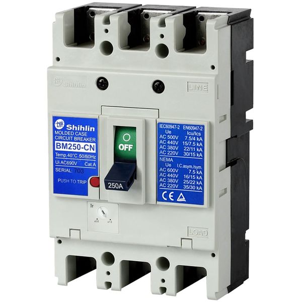 BM 250-CN 3P 125A 22kA
