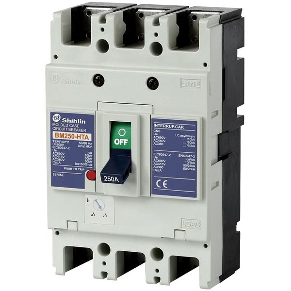 BM 250-HTA 3P 200A 50kA