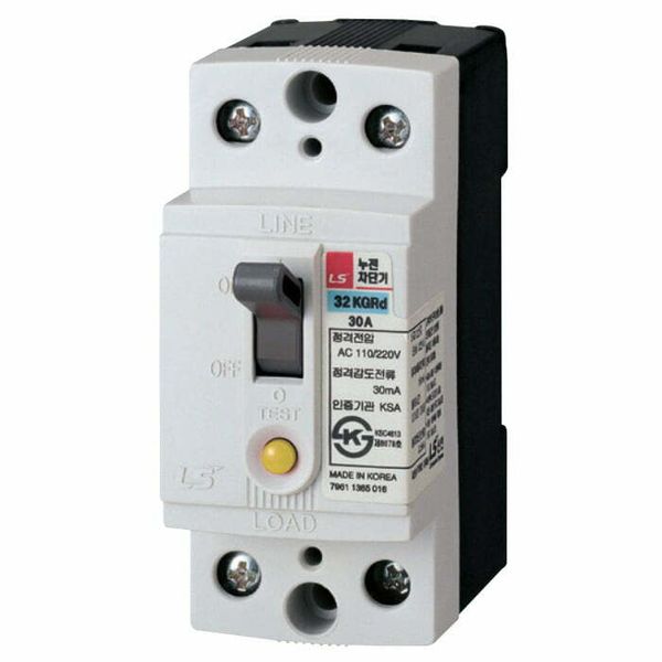 ELCB 32KGRd 20A 2.5kA 2P