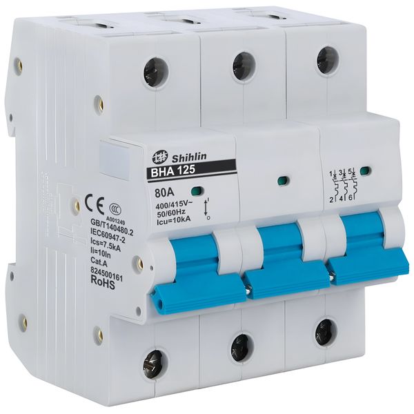 BHA125 3P 100A 10kA