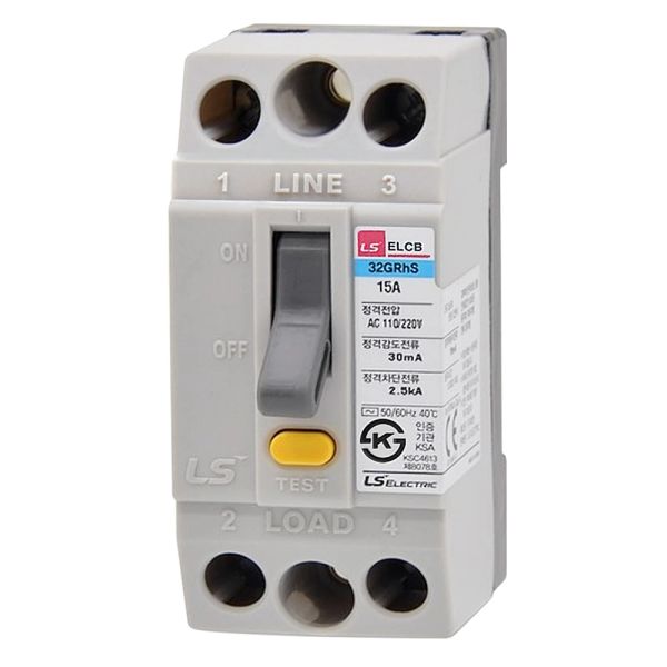 ELCB 32GRhS 20A 2.5kA 2P