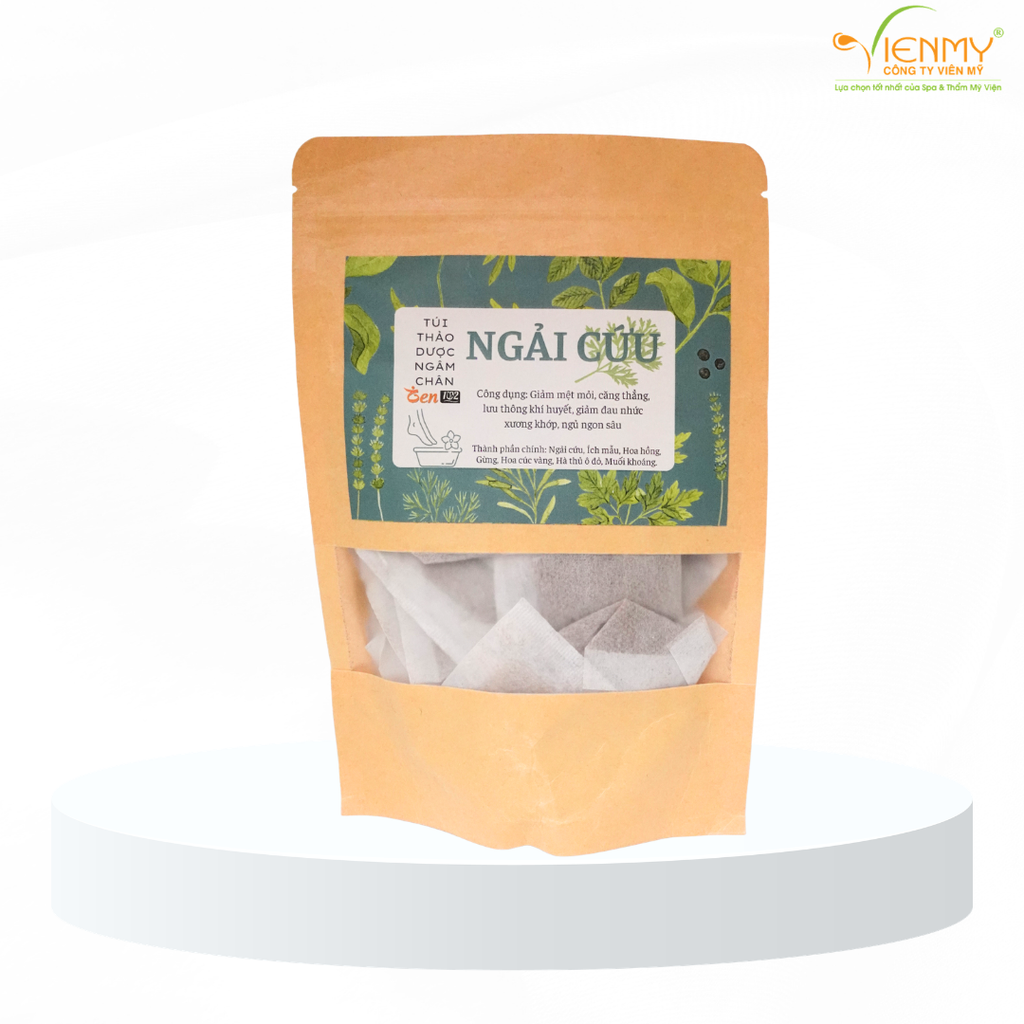 Thảo dược ngâm chân túi lọc Ngải cứu