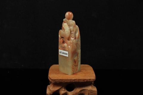 Ấn thạch Kết Tinh Đông — Đá Việt Nam/ Lào 25x24x92mm (AT-00009)