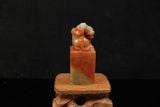 Ấn thạch Ngũ Thái — Đá Việt Nam/ Lào 31x31x77mm (AT-00011)