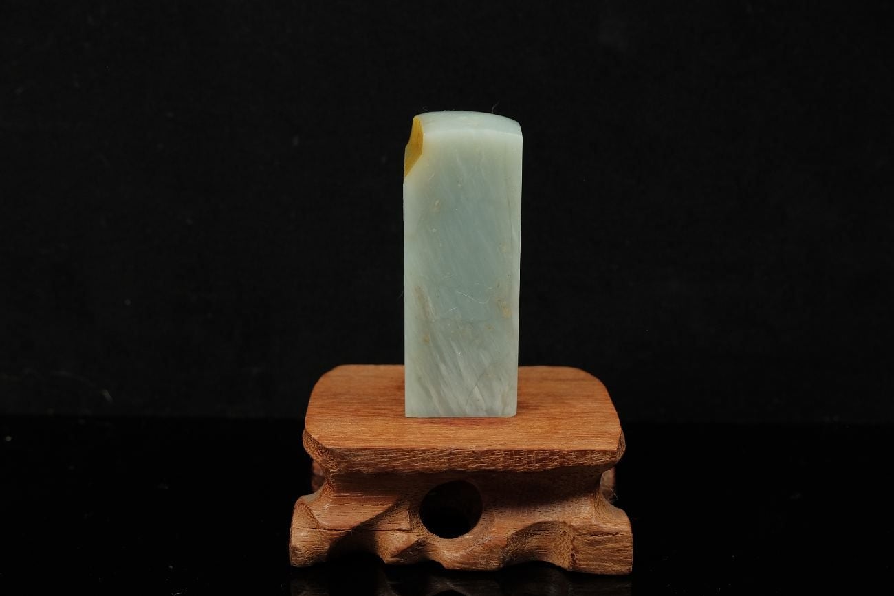 Ấn thạch Thiên Thanh — Thanh Điền 25x23x66mm (AT-00023) — ảnh 2