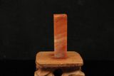 Ấn thạch Chu Sa Đông — Đá Việt Nam/ Lào 19x19x62mm (AT-00033)