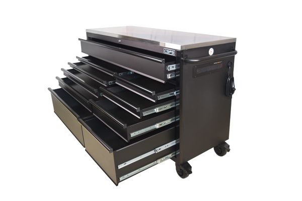 Tủ dụng cụ CSPS 155cm - 10 hộc kéo màu đen