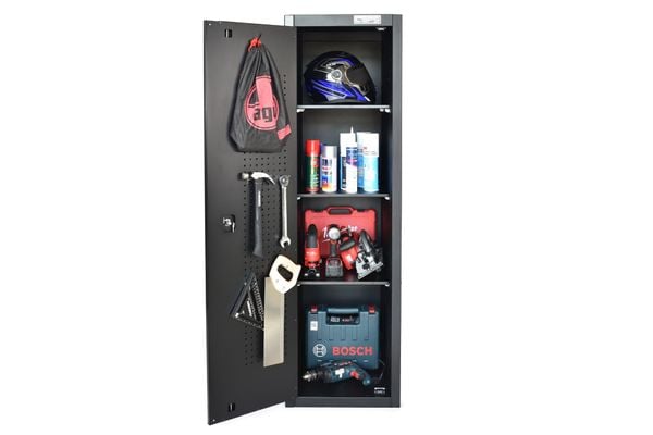 Tủ dụng cụ CSPS 48cm - 03 vách ngăn màu đen