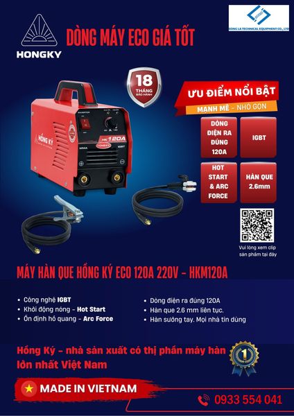 Máy hàn que Hồng Ký Eco HKM120A