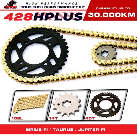 Bộ nhông sên dĩa STB cho Xe Sirius Fi 115cc 428Hplus