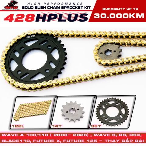 Bộ nhông sên dĩa STB cho Xe Future 428Hplus