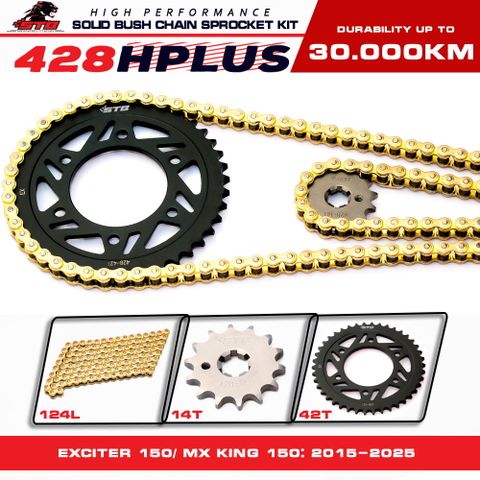 Bộ nhông sên dĩa STB cho Xe Exciter 150cc 428Hplus