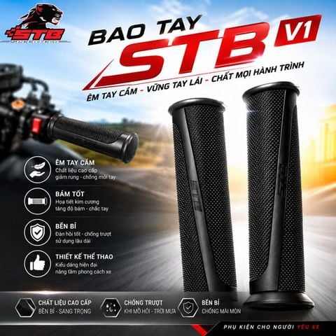Bao Tay Xe Máy Chống Trượt STB V1 - Hàng Chính Hãng