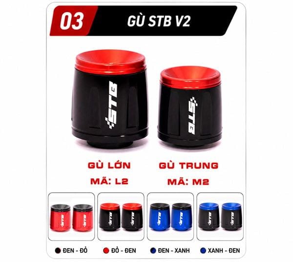 Combo Bao Tay Và Gù Tay Lái STB Racing - Hàng Chính Hãng