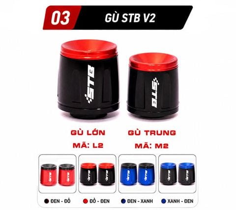 Gù Tay Lái Nhôm CNC STB V2 - Hàng Chính Hãng