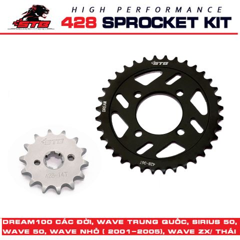 Bộ Nhông dĩa STB 9ly không kèm sên dành cho các dòng xe máy phổ biến