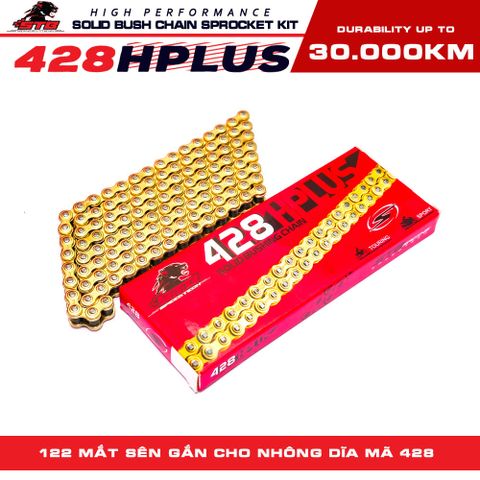 [KHÔNG KÈM NHÔNG DĨA] Sên 428H Plus STB Cao Cấp Chính Hãng Phụ Tùng Công Nghệ Solid Bush Độ Bền Tuyệt Vời Chống Mài Mòn Khả Năng Chịu Tải Tốt