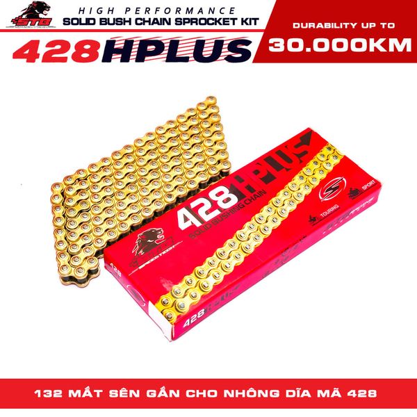 [KHÔNG KÈM NHÔNG DĨA] Sên 428H Plus STB Cao Cấp Chính Hãng Phụ Tùng Công Nghệ Solid Bush Độ Bền Tuyệt Vời Chống Mài Mòn Khả Năng Chịu Tải Tốt