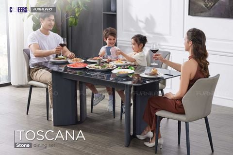 BÀN ĂN MẶT ĐÁ TOSCANA