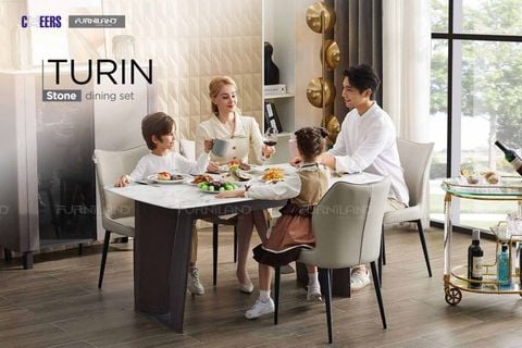 BÀN ĂN MẶT ĐÁ TURIN