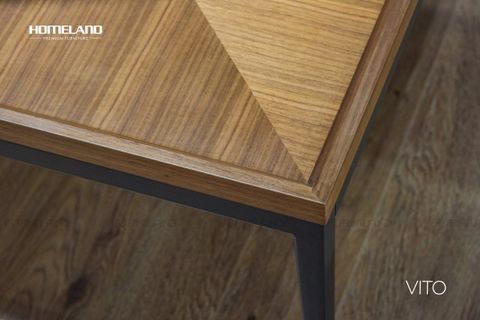 BÀN TRÀ MẶT GỖ VITO - S (VUÔNG)