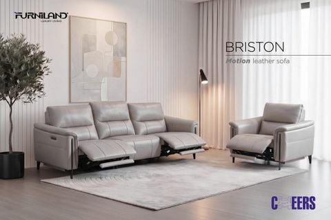 Sofa da thật nhập khẩu Briston - Cheers Sofa