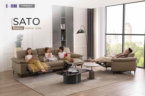 Sofa thông minh chỉnh điện Sato - Cheers sofa