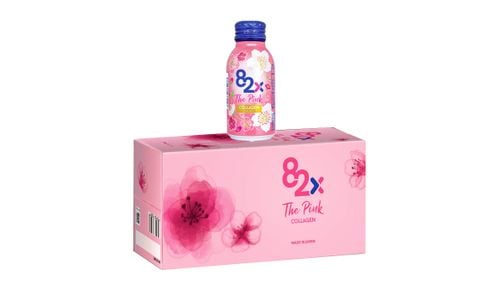 Nước uống Collagen 82X The Pink Làm đẹp da 100mlx10chai
