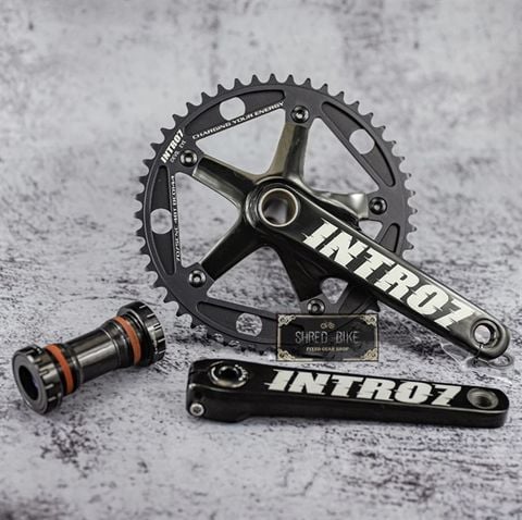 Đùi đĩa Fixed Gear INTRO7 đĩa có 5 lỗ kèm BB