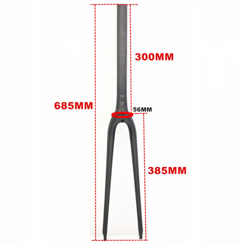 Càng carbon CX10 cổ to bánh 700C