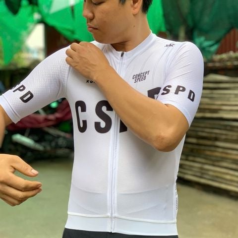 Áo ngắn tay đạp xe đội tuyển CSPD 2026