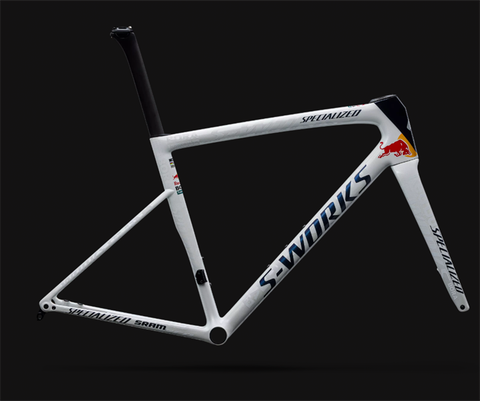 Khung carbon SWorks Tarmac SL8 phanh đĩa kèm ghi đông (bora redbull)