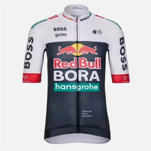 Bộ quần áo ngắn đạp xe đội tuyển BORA REDBILL mẫu 2026