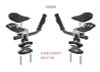 Tay nghỉ nhôm DRCKHROS Rest bar DH0606 cho ghi đông dẹt và tròn