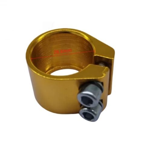 Khóa cọc yên nhôm mẫu cao 2.5cm dùng cho cọc 25.4